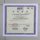 世界标准认证证书